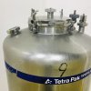 500 Ltr Tetra Pak Stainless Steel Mobile Tanks - Pressure Rated